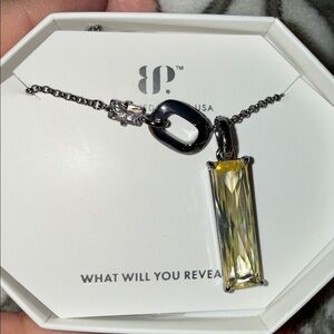 Bomb Party 2025 November Necklace “Where Light Hangs Softly” Brand New!